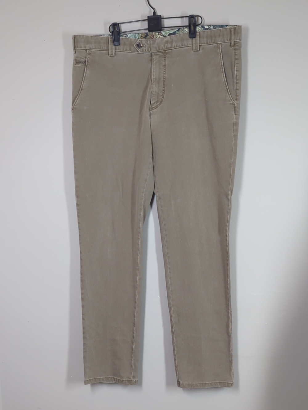 Meyer Bonn Cotton Men's Chino Pants in Khaki 40